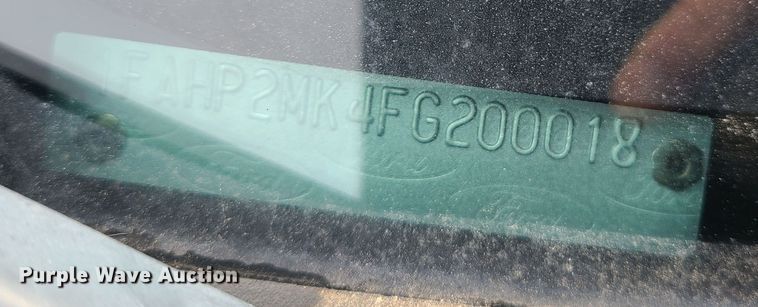 image for item KE9984 2015 Ford Taurus Police Interceptor