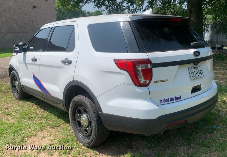 image for item LH9678 2017 Ford Explorer Police Interceptor  SUV