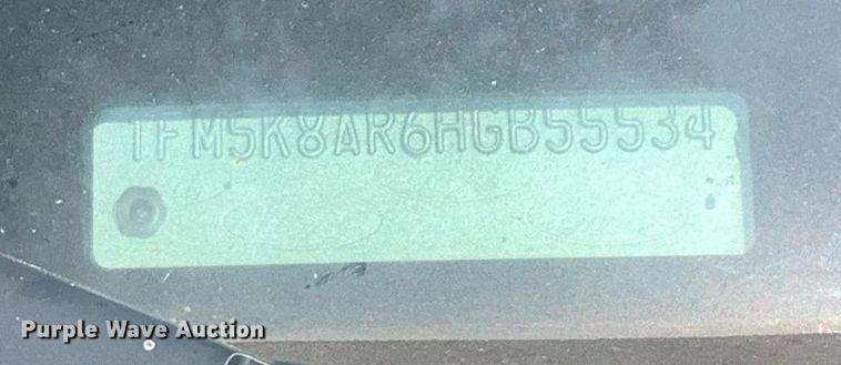 image for item LH9678 2017 Ford Explorer Police Interceptor  SUV