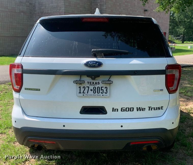 image for item LH9679 2016 Ford Explorer Police Interceptor  SUV