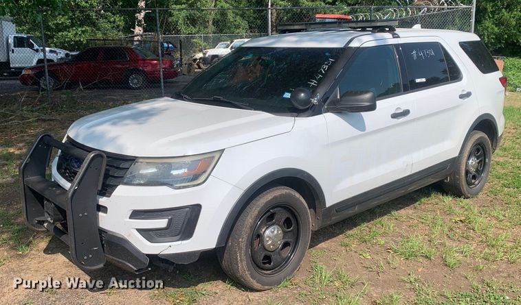 image for item LH9680 2017 Ford Explorer Police Interceptor  SUV