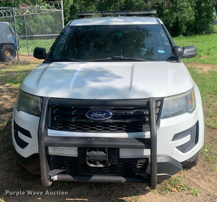 image for item LH9680 2017 Ford Explorer Police Interceptor  SUV
