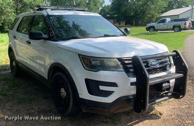 image for item LH9680 2017 Ford Explorer Police Interceptor  SUV