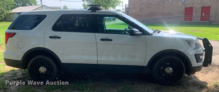 image for item LH9680 2017 Ford Explorer Police Interceptor  SUV
