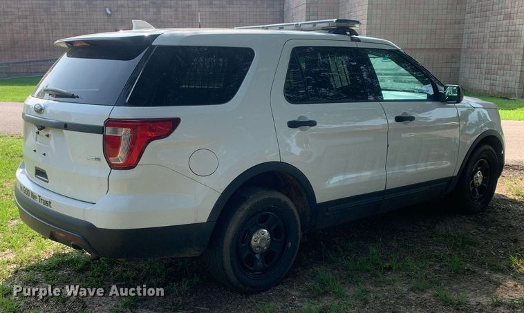 image for item LH9680 2017 Ford Explorer Police Interceptor  SUV