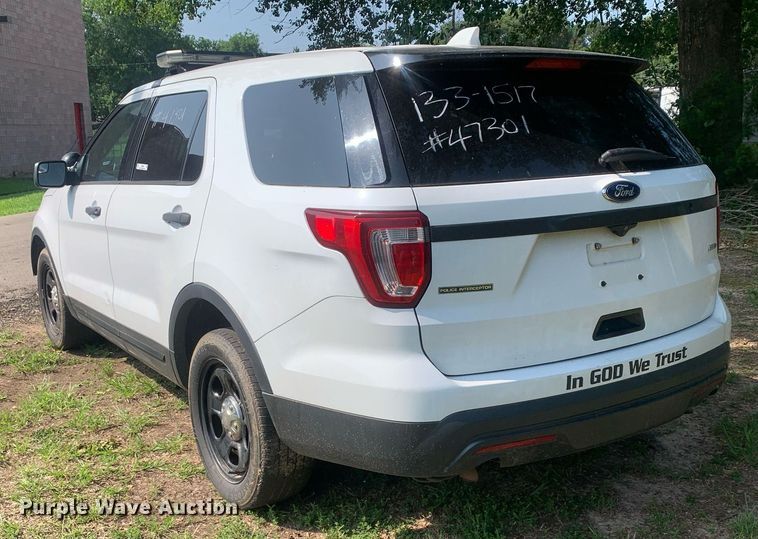image for item LH9680 2017 Ford Explorer Police Interceptor  SUV