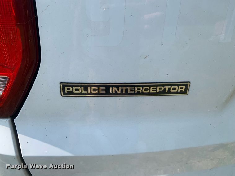 image for item LH9680 2017 Ford Explorer Police Interceptor  SUV
