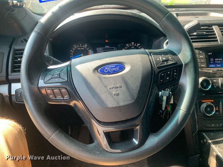 image for item LH9680 2017 Ford Explorer Police Interceptor  SUV