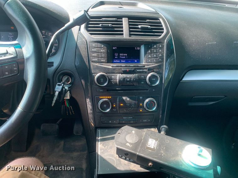 image for item LH9680 2017 Ford Explorer Police Interceptor  SUV