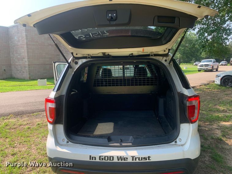 image for item LH9680 2017 Ford Explorer Police Interceptor  SUV