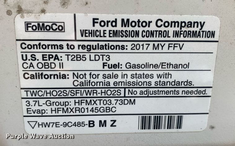 image for item LH9680 2017 Ford Explorer Police Interceptor  SUV