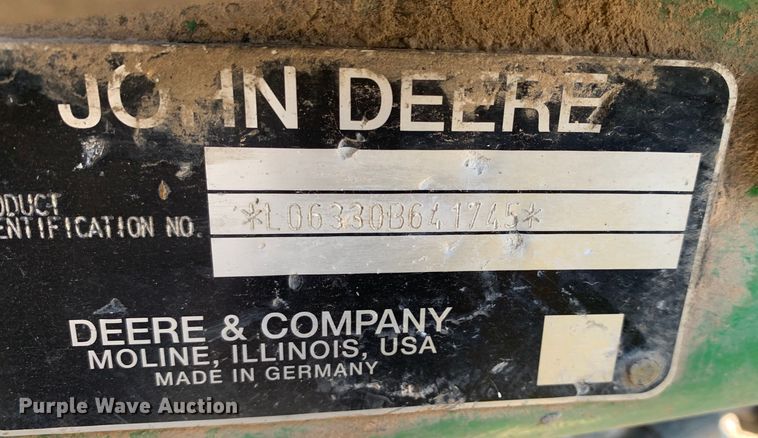 image for item LH9690 2010 John Deere 6330  tractor