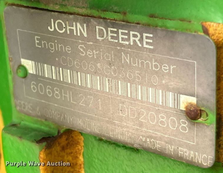 image for item LI9711 2006 John Deere 6615  MFWD tractor