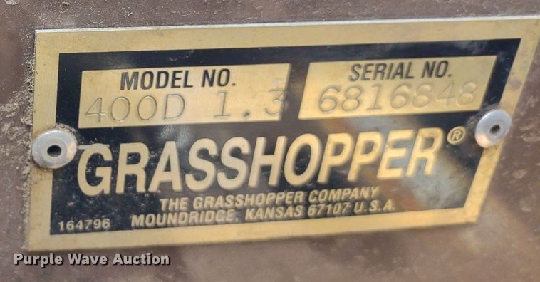 image for item LL9197 Grasshopper 400D  ZTR lawn mower