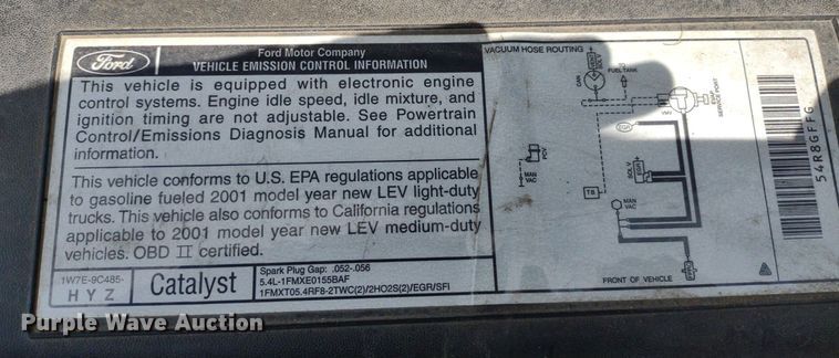 image for item LL9200 2001 Ford F150 XLT  SuperCab pickup truck