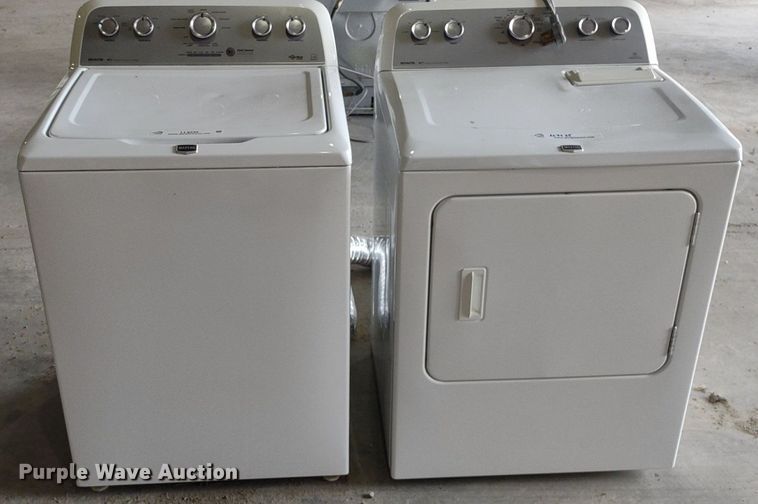 image for item LL9235 Maytag Bravos MCT  washer and dryer