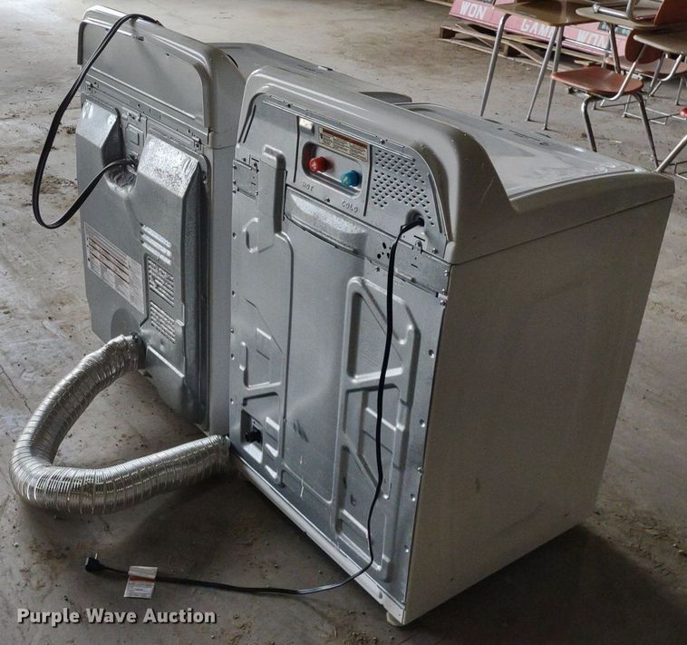 image for item LL9235 Maytag Bravos MCT  washer and dryer