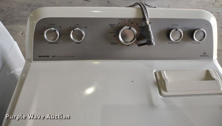 image for item LL9235 Maytag Bravos MCT  washer and dryer