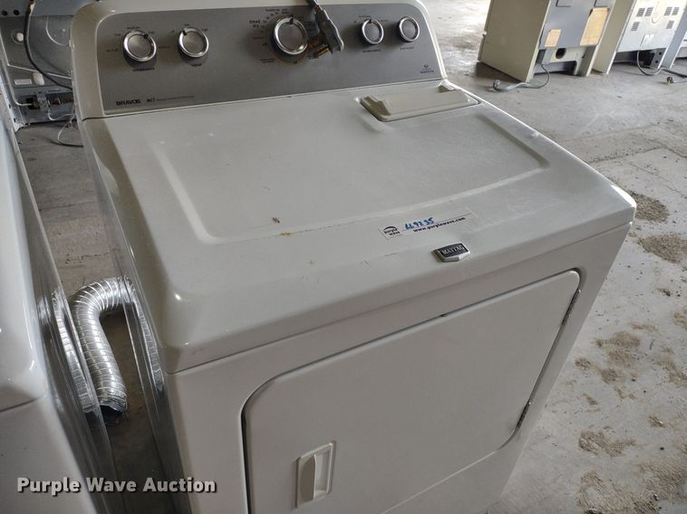 image for item LL9235 Maytag Bravos MCT  washer and dryer