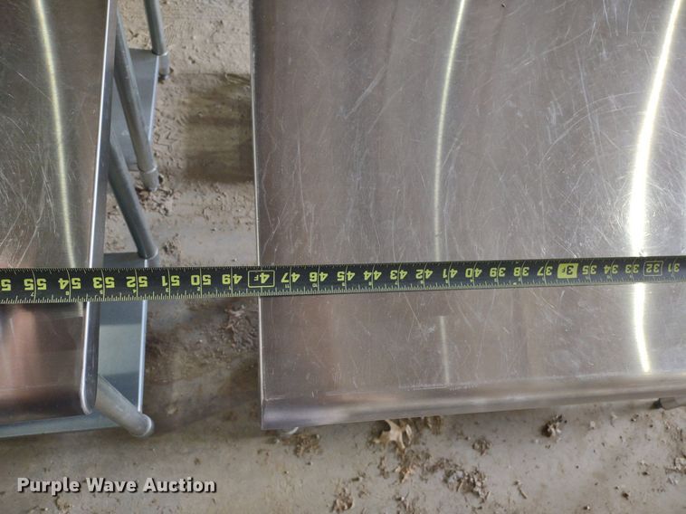 image for item LL9240 (5) stainless steel tables