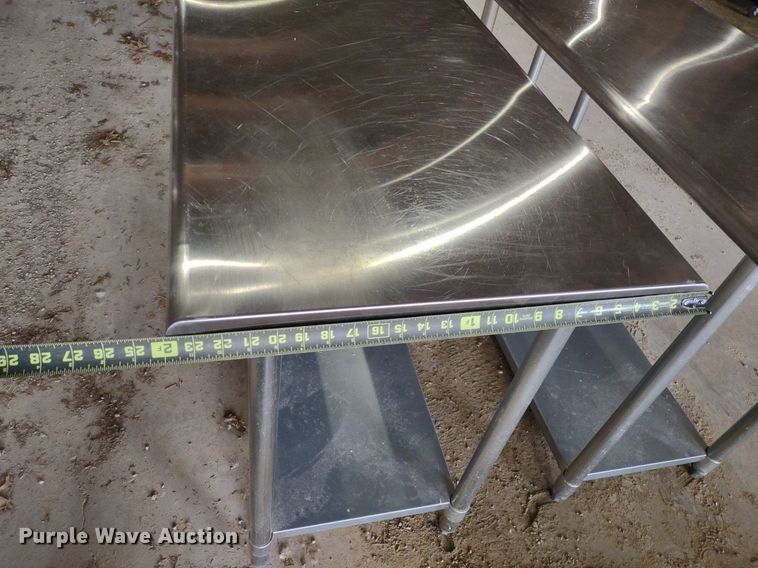 image for item LL9240 (5) stainless steel tables