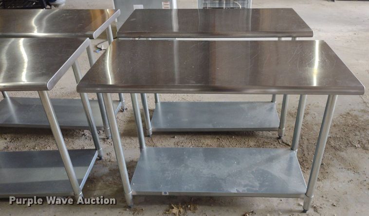 image for item LL9240 (5) stainless steel tables