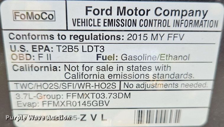 image for item LL9262 2015 Ford Explorer Police Interceptor  SUV