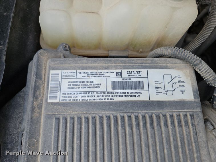 image for item LL9276 2003 Chevrolet Silverado 1500  Ext. Cab pickup truck