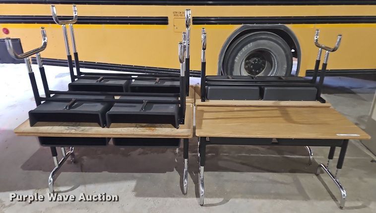 image for item LM9034 (7) double seat desks