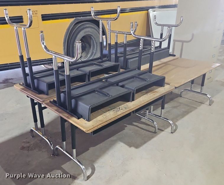 image for item LM9034 (7) double seat desks