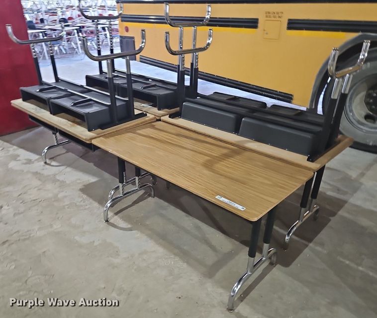 image for item LM9034 (7) double seat desks