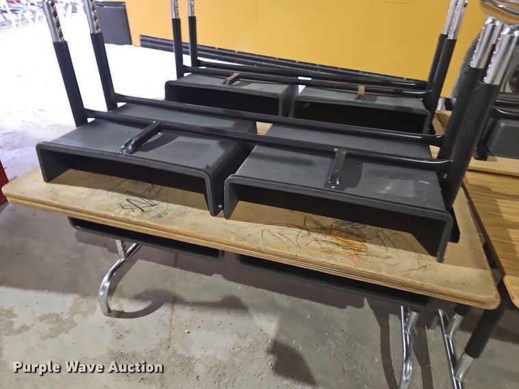 image for item LM9034 (7) double seat desks