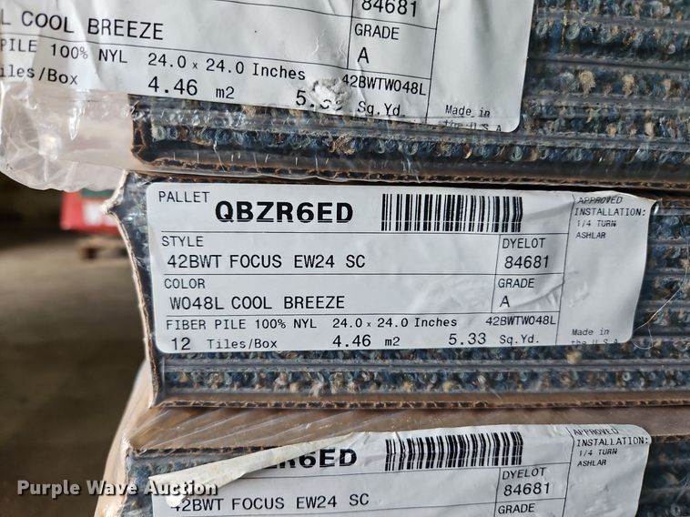 image for item LM9044 (10) boxes of carpet squares