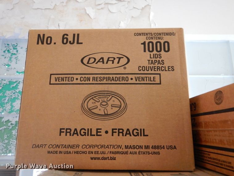 image for item LS9254 Dart  plastic lids