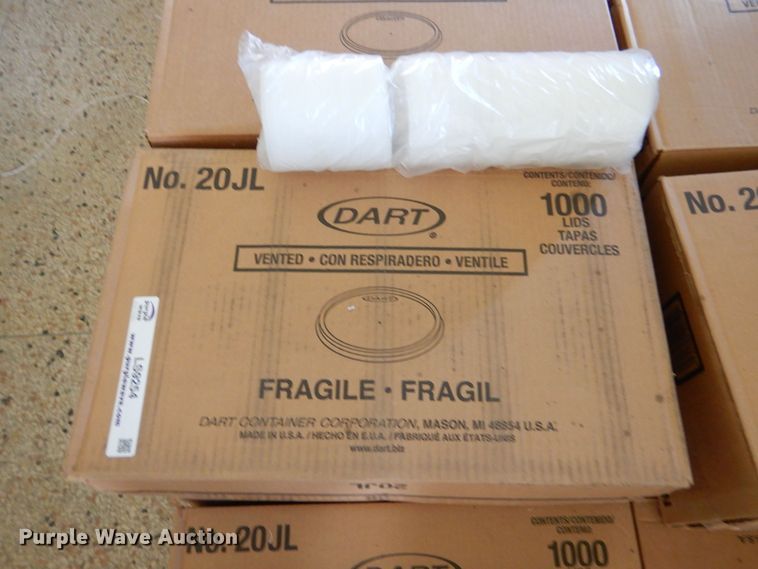 image for item LS9254 Dart  plastic lids