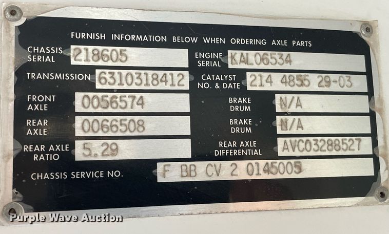 image for item LS9315 2004 Blue Bird Vision  school bus