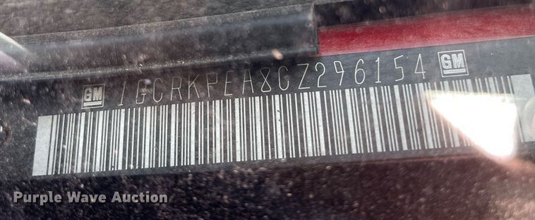 image for item LS9319 2012 Chevrolet Silverado 1500  Ext. Cab pickup truck