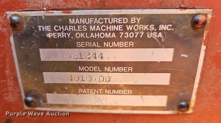 image for item LW9720 1988 Ditch Witch 4010  trencher