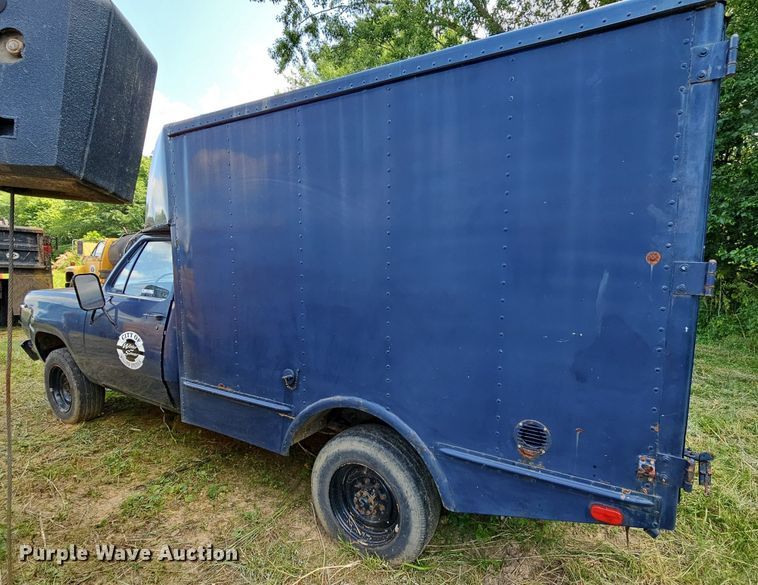 image for item LW9725 1977 Dodge W20  utility bed pickup truck