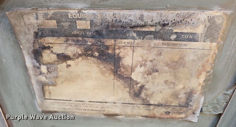 image for item LW9725 1977 Dodge W20  utility bed pickup truck