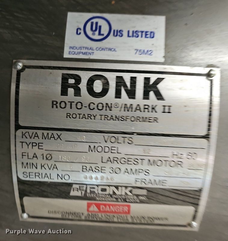 image for item LW9731 Ronk Roto-Con Mark II  rotary transformer