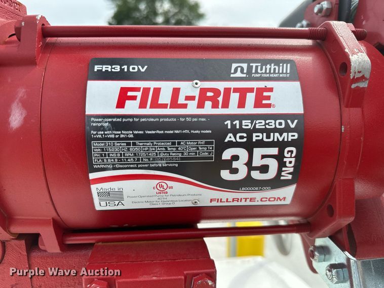 image for item MB9654 Hall Tank Co.  fuel tank