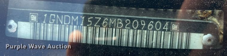 image for item ME9882 1991 Chevrolet Astro  van