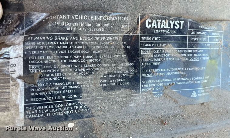 image for item ME9887 1991 Chevrolet Astro  van