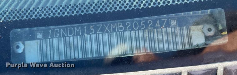 image for item ME9887 1991 Chevrolet Astro  van