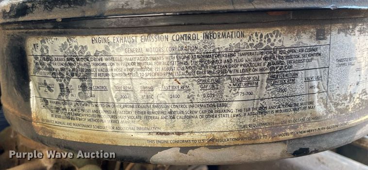 image for item ME9888 1979 Chevrolet Step Van 20  delivery van