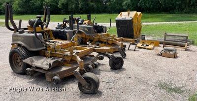 image for item ME9897 (2) Hustler Super Z ZTR lawn mowers