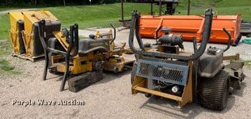 image for item ME9897 (2) Hustler Super Z ZTR lawn mowers