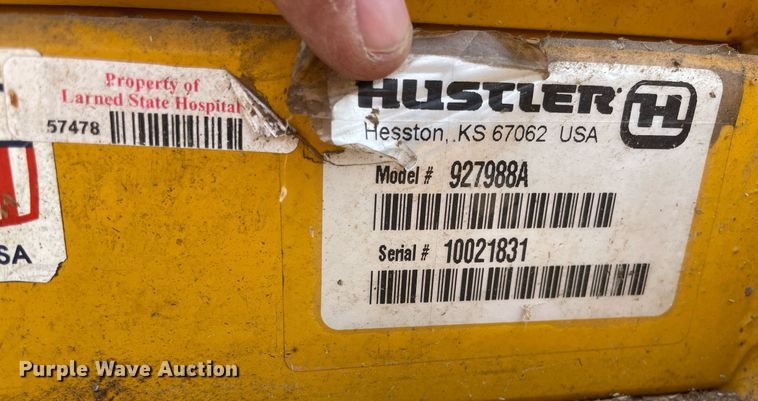 image for item ME9897 (2) Hustler Super Z ZTR lawn mowers