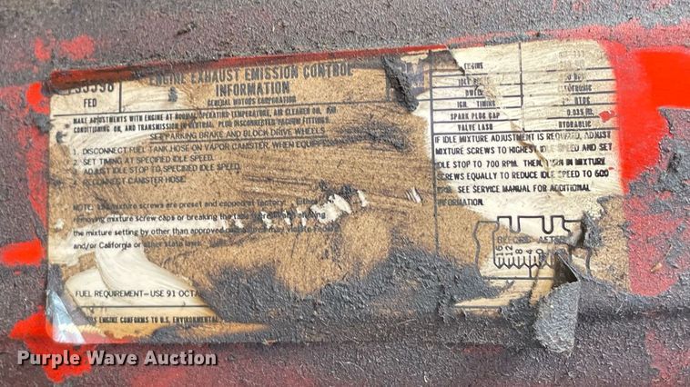 image for item ME9941 1976 Chevrolet C60  tanker fire truck